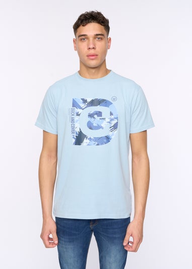 Duck & Cover Sky Blue Deecee T-Shirt