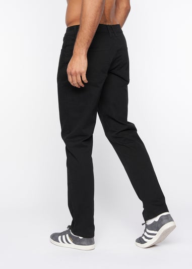 Duck & Cover Black Franztown Chinos