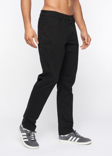 Duck & Cover Black Franztown Chinos