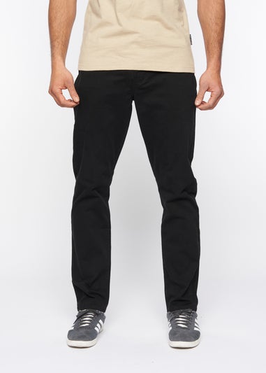 Duck & Cover Black Franztown Chinos