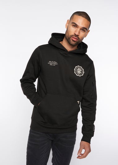 Duck & Cover  Black  Keyaan Hoodie