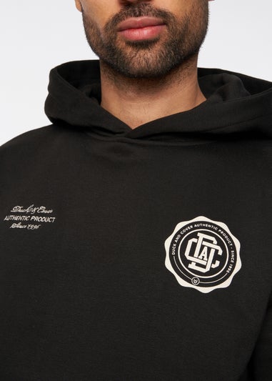 Duck & Cover  Black  Keyaan Hoodie