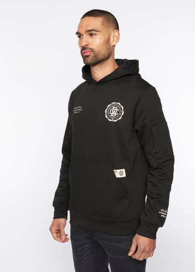 Duck & Cover  Black  Keyaan Hoodie