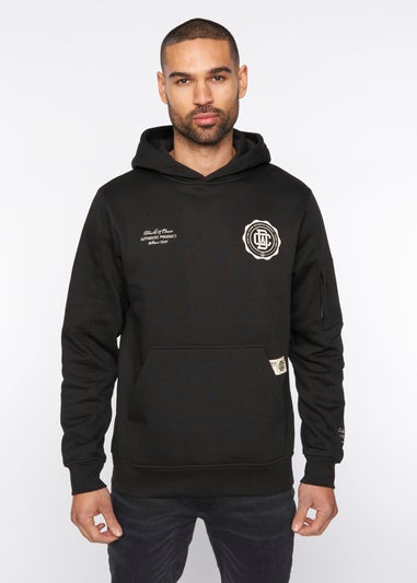 Duck & Cover  Black  Keyaan Hoodie