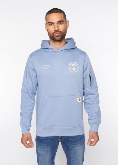 Duck & Cover  Blue  Keyaan Hoodie