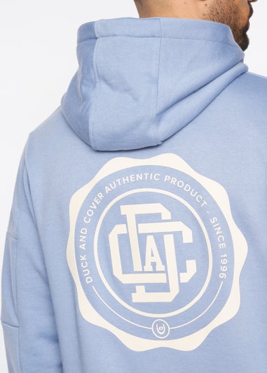 Duck & Cover  Blue  Keyaan Hoodie