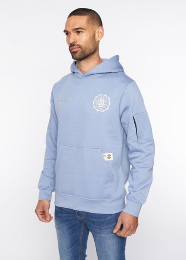 Duck & Cover  Blue  Keyaan Hoodie