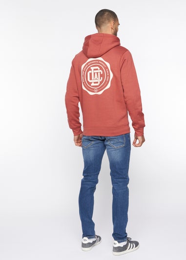 Duck & Cover  Red  Keyaan Hoodie