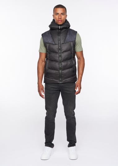 Duck & Cover Black Rierson Gilet