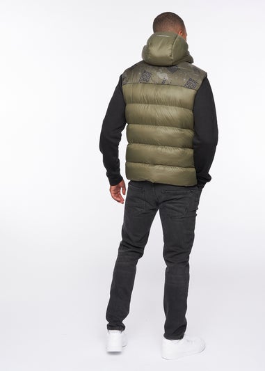 Duck & Cover Dark Olive Rierson Gilet