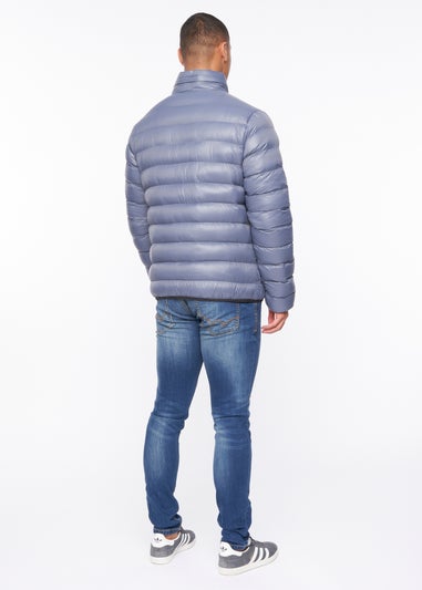 Duck & Cover Denim Blue Shemmy Quilted Jacket