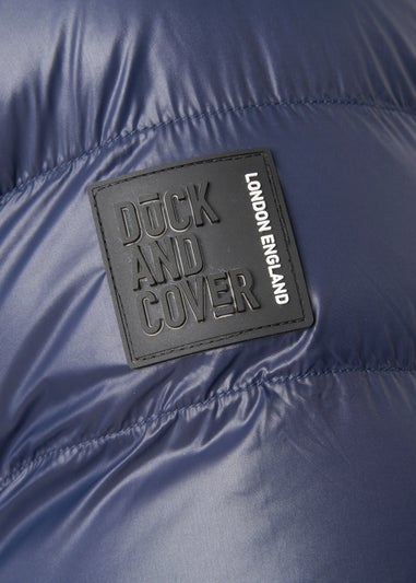 Duck & Cover Navy Shemmy Quilted Jacket