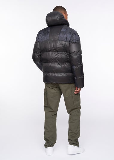 Duck & Cover Black Ryebank Padded Jacket
