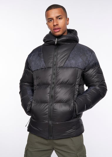 Duck & Cover Black Ryebank Padded Jacket