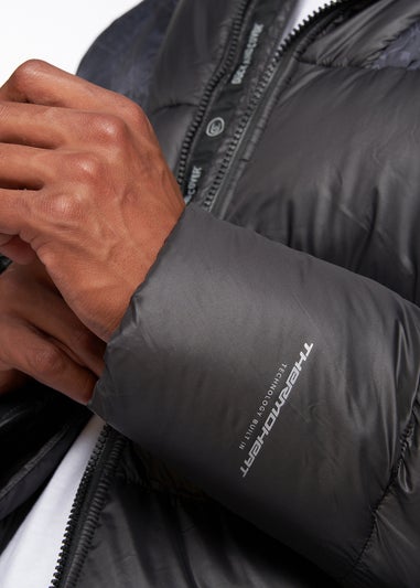 Duck & Cover Black Ryebank Padded Jacket