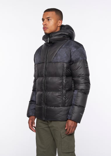 Duck & Cover Black Ryebank Padded Jacket