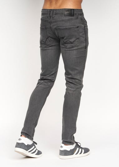 Duck & Cover  Grey  Tranfold Slim Fit Jeans