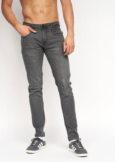 Duck & Cover  Grey  Tranfold Slim Fit Jeans