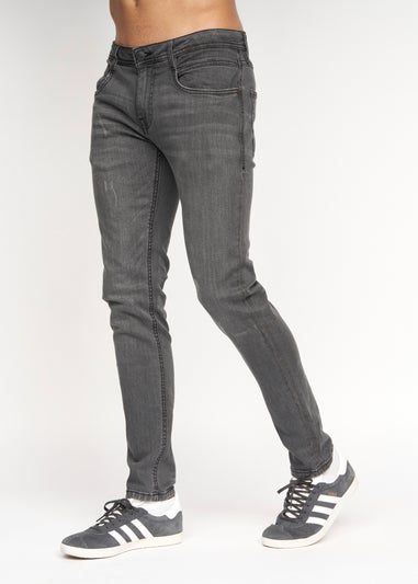 Duck & Cover  Grey  Tranfold Slim Fit Jeans