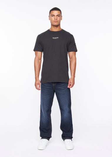 Duck & Cover Dark Wash  Rushawn Relaxed Fit Jeans