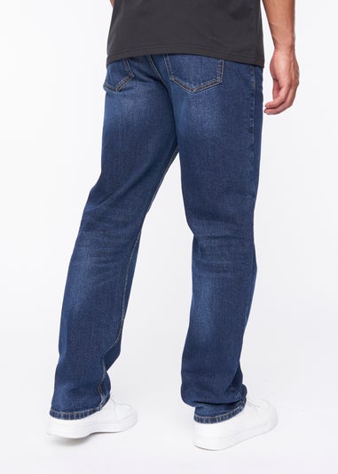 Duck & Cover Mid Wash  Rushawn Relaxed Fit Jeans