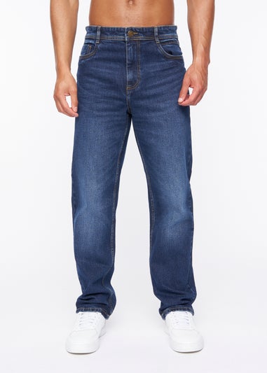 Duck & Cover Mid Wash  Rushawn Relaxed Fit Jeans