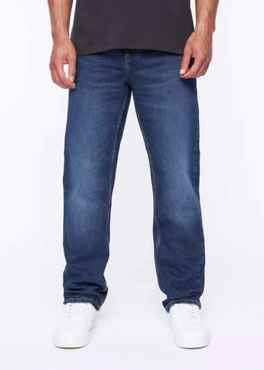 Duck & Cover Mid Wash  Rushawn Relaxed Fit Jeans