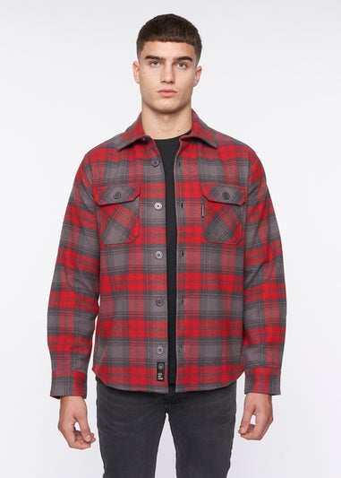 Duck & Cover Red Willington Overshirt