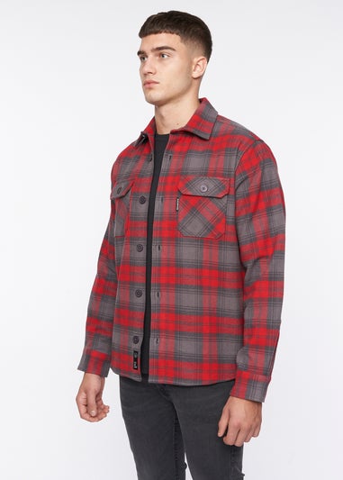 Duck & Cover Red Willington Overshirt