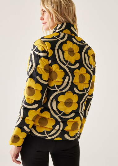 Regatta Apple Blossom Yellow Orla Printed Baffled Jacket