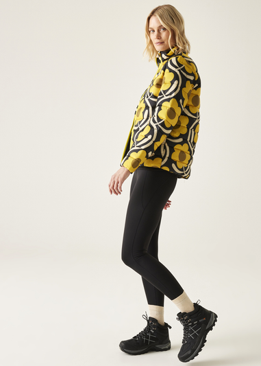 Regatta Apple Blossom Yellow Orla Printed Baffled Jacket