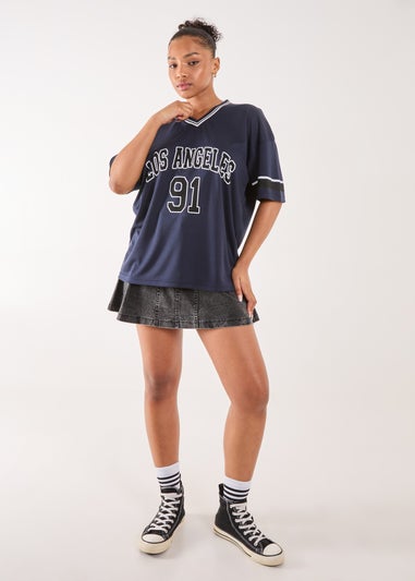 Pink Vanilla Navy Sports Jersey