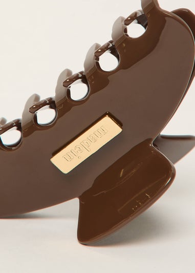 Madein Classic Maya Claw Clip in Chocolate