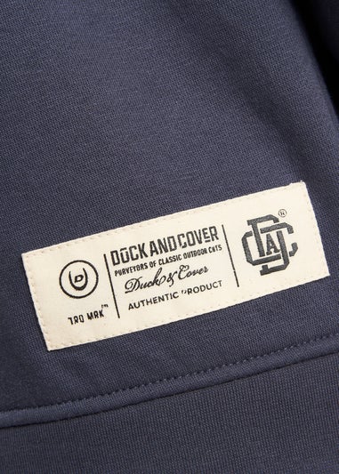 Duck & Cover Navy Keyaan Crew Sweatshirt