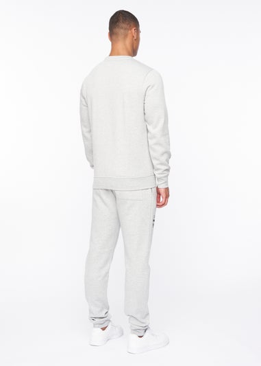 Duck & Cover Grey Marl Jennerkins Crew Sweatshirt