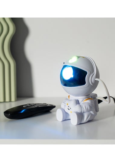 ValueLights Nebula Astronaut Spaceman Projector Night Light with Remote Control (12.5cm x 8.5cm x 7.6cm)