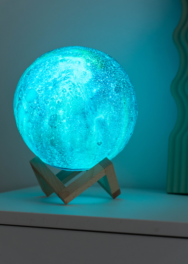 ValueLights Neptune Remote Control Colour Changing LED Planet Lamp (22cm x 18cm x 18cm)