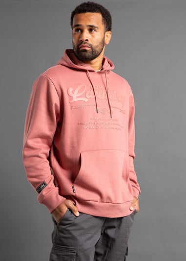 Tokyo Laundry Apricot Raised Rubber Print Hoody with Drawcord