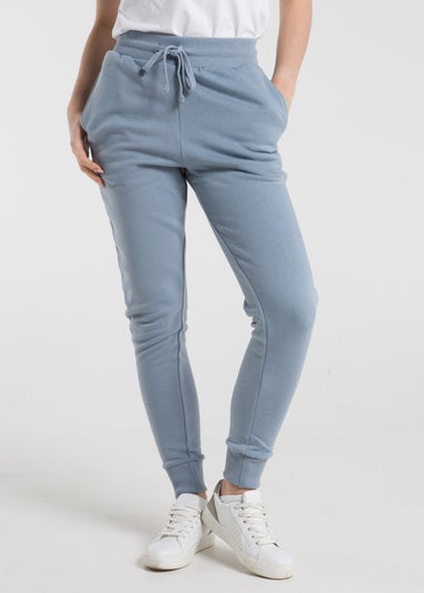 French Connection Blue Cotton Blend Slim-fit Drawstring Joggers