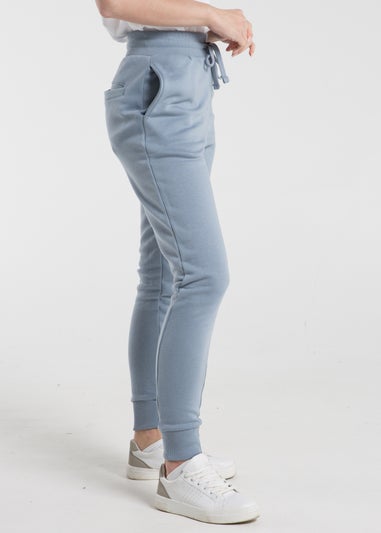 French Connection Blue Cotton Blend Slim-fit Drawstring Joggers