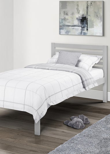 Julian Bowen Light Grey Slocum Bed