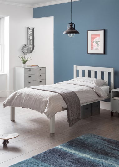 Julian Bowen Dove Grey Luna Bed