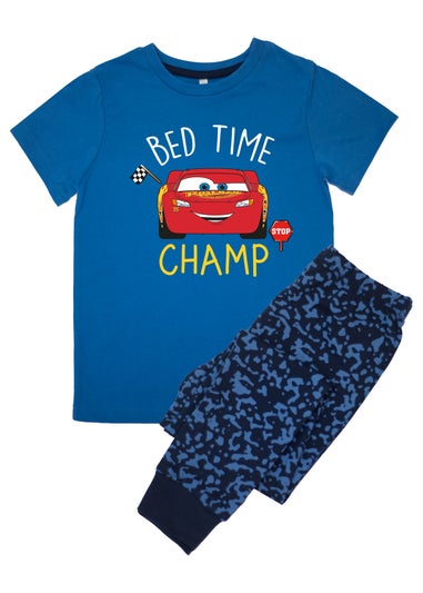 Disney Cars Bedtime Champ Kids Blue Camo Pyjamas (3-8 Years)