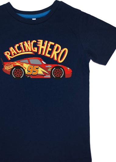 Disney Cars Racing Hero Kids Navy Stripes Pyjamas (3-8 Years)