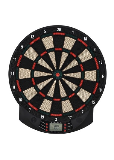 HOMCOM Electronic Dartboard 26 Games185 Variations with 6 Darts Ready-to-Play