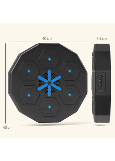 SPORTNOW Smart Music Boxing Machine with Bluetooth Connection & LED Light