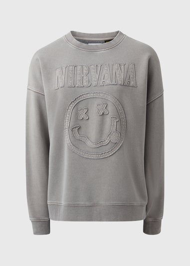 Charcoal Washed Nirvana Sweatshirt