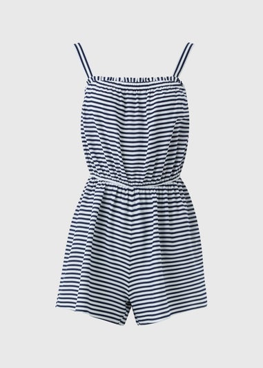 Navy Stripe Playsuit