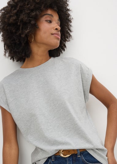 Grey Marl Short Sleeve T-Shirt