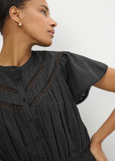 Black Lace Playsuit